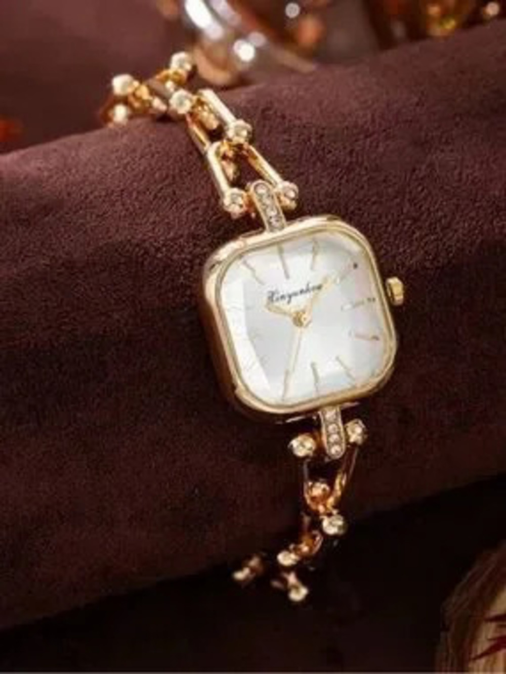 Gold-Tone Women's Bracelet Watch
